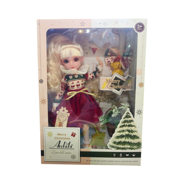 TOY MERRY CHRISTMAS ANBIBI CUTE DOLL WX204-5