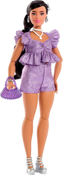 Toy Barbie Doll Deluxe Style Metallic Outfit