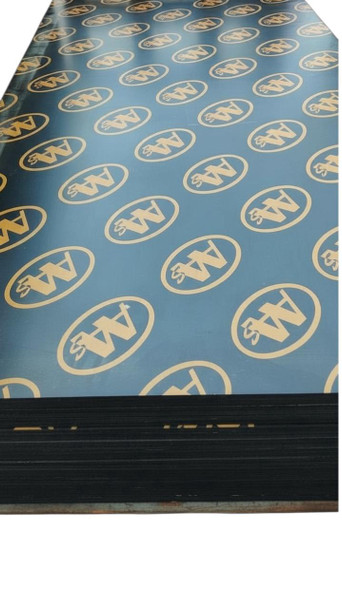 PLYBOARD 1/2" 12MM WBP MOISTURE RESISTANT BLACK FILM FACED