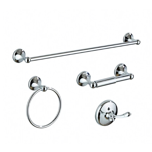 BATHROOM ACCESSORIES SET 4PCS CHROME KIOTTO GNW-PC4001CP