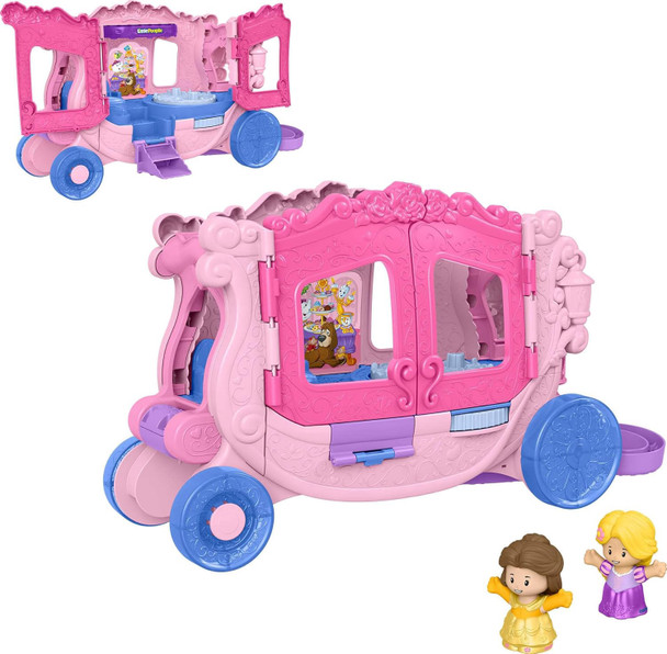 Toy Fisher-Price Little People Disney Princess Pull-Along Musical Carriage