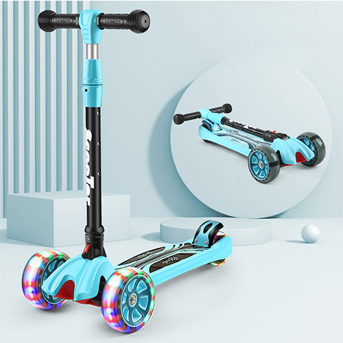 KIDS 3 WHEEL KICK SCOOTER ZXC-GF818HBL BLUE