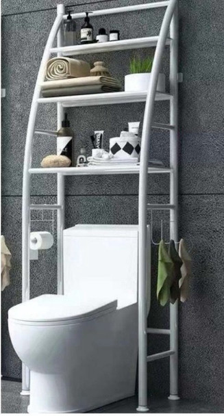 TOILET RACK WHITE TW-201