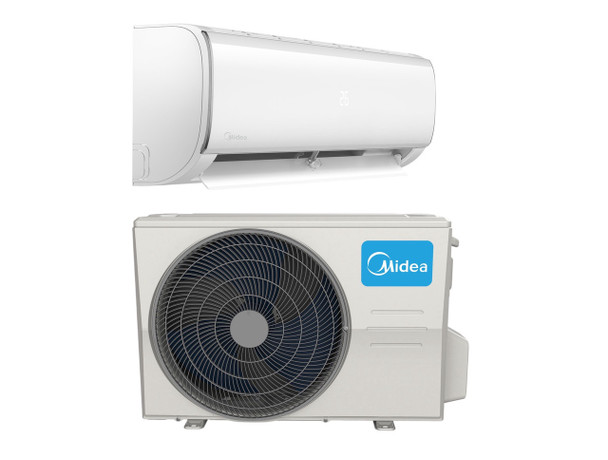 AIR CONDITIONER MIDEA 18000BTU 220V REGULAR SPLIT MSAF-18CN1EB + MOX2-18CN1EB XTREME ON OFF SERIES