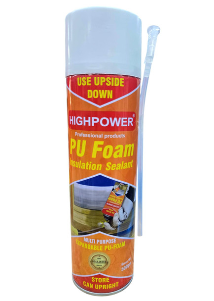 FOAM SPRAY HIGHPOWER EXPANDING 500ML/500GM HP2332