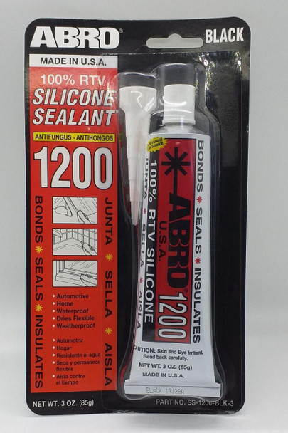 SILICONE ABRO 3 OZ BLACK