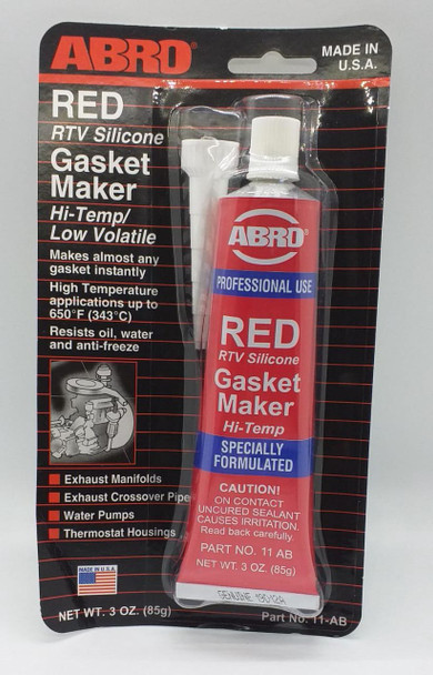 SILICONE ABRO 3 OZ RED