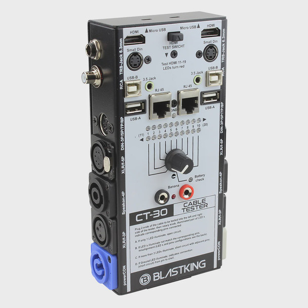 CABLE TESTER BLASTKING IBKE-CT-30 30 FUNCTION