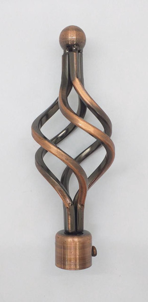 CURTAIN ROD ENDS HEAVY DECORATIVE SOLD EACH