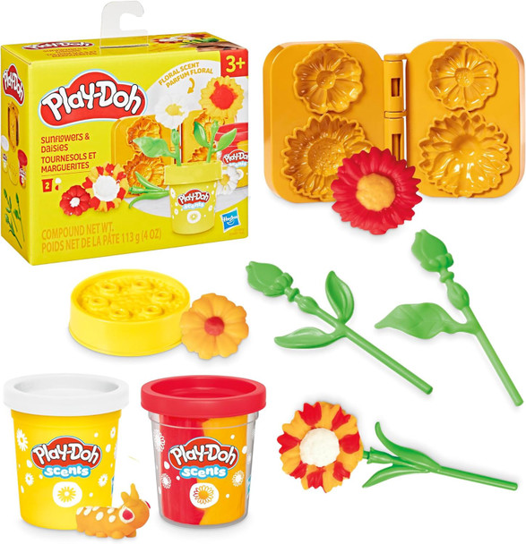 Toy Play-Doh Sunflowers & Daisies Flower