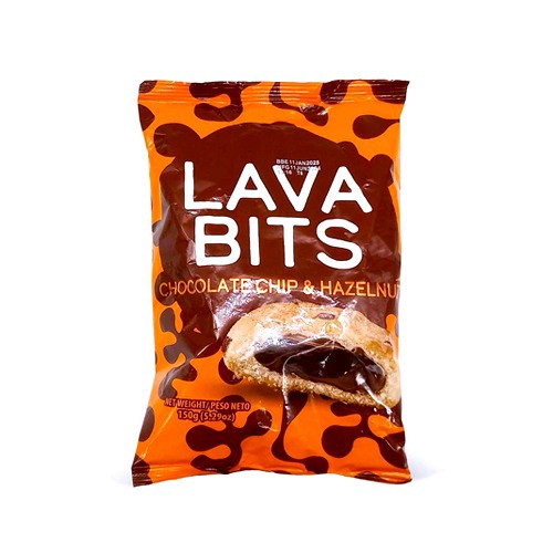 LAVA BITS CHOCOLATE CHIP & HAZELNUT 150G