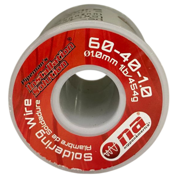 SOLDER WIRE 01.0MM 60-40-1.0 454G 1LB ROLL NIPPON AMERICA SOLD PER ROLL