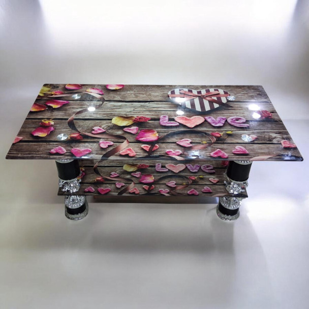 GLASS TABLE #6 2025 BIG RECTANGLE