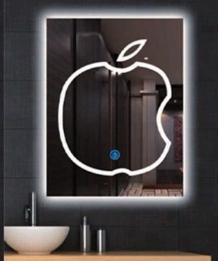 MIRROR WITH LED LIGHT 70X50 CM #1021 WY4485-Y47