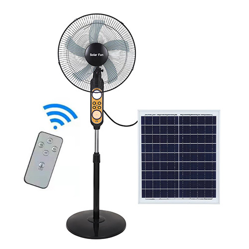 FAN 16" SOLAR RECHARGEABLE FLOOR AC/DC POTIVEN HZE-CSV218-L