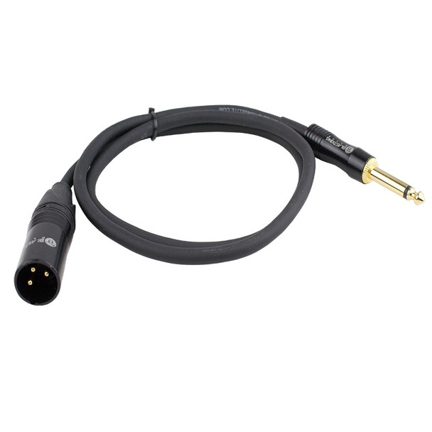 LEAD XLR MALE TO 1/4 MALE MONO 3' IBKE-CXLRMQU-3 BLASTKING