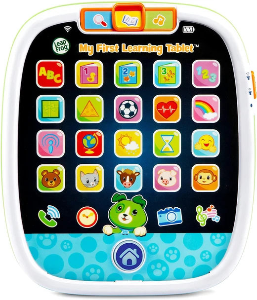 Toy LeapFrog My First Learning Tablet, White and green, Scout 80-602900