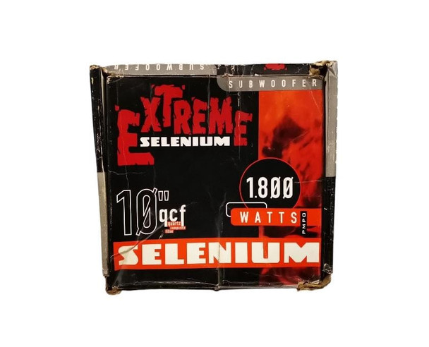 SPEAKER CAR SELENIUM SLM 10SW5 DUAL 2OHMS,1800w pmpo 500w rms