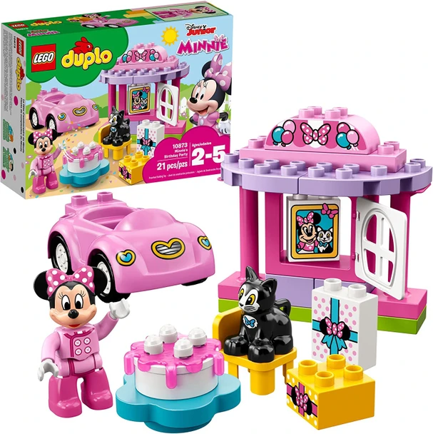 Toy LEGO DUPLO Minnie’s Birthday Party 10873 Building Blocks (21 Pieces)