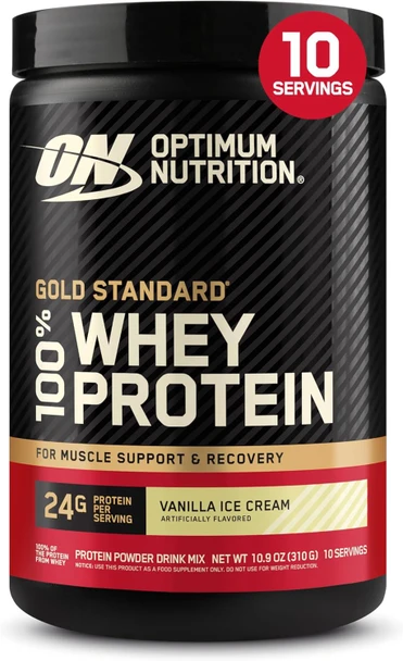 Supplement Whey Protein Gold Standard Optimum Nutrition  Vanilla Ice Cream 10.9oz