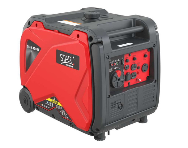 GENERATOR STAR 4000W SKIR4000E 110V INVERTER PREMIUM RED ELECTRIC