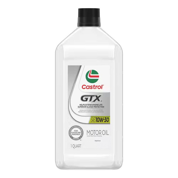 OIL CASTROL GTX SAE 10W30 1 QTS.