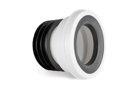 PVC PAN CONNECTOR 4" STRAIGHT BISMAN BMPTW001