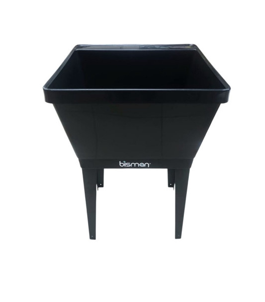 SINK LAUNDRY BLACK BISMAN LARGE 23"X25" BMLB2325MB
