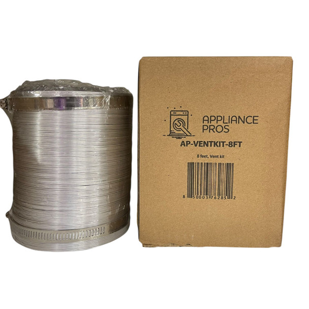 DUCT VENT 4" AP-VENTKIT-8FT 8' APPLIANCE PROS VENT KIT