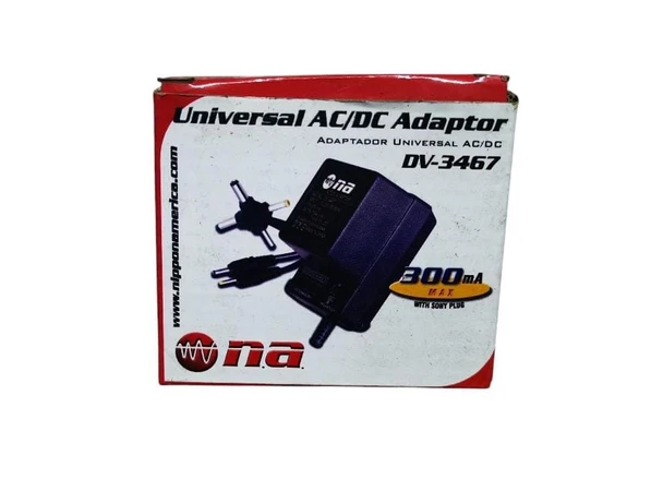 ADAPTOR AC/DC 300 MA N/AMERICA DV-3467
