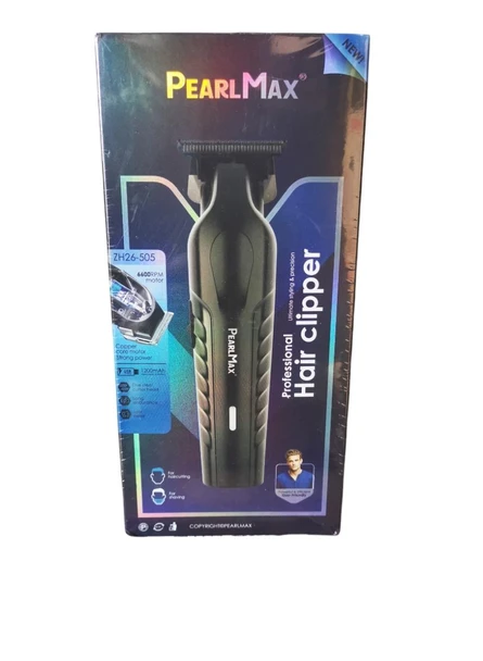 HAIR TRIMMER PEARLMAX ZH26-505-3 BLACK