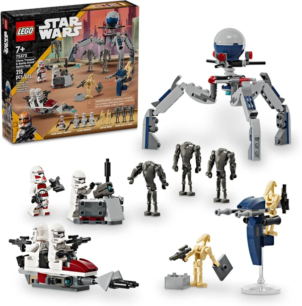 Toy LEGO Star Wars Clone Trooper & Battle Droid Battle Set