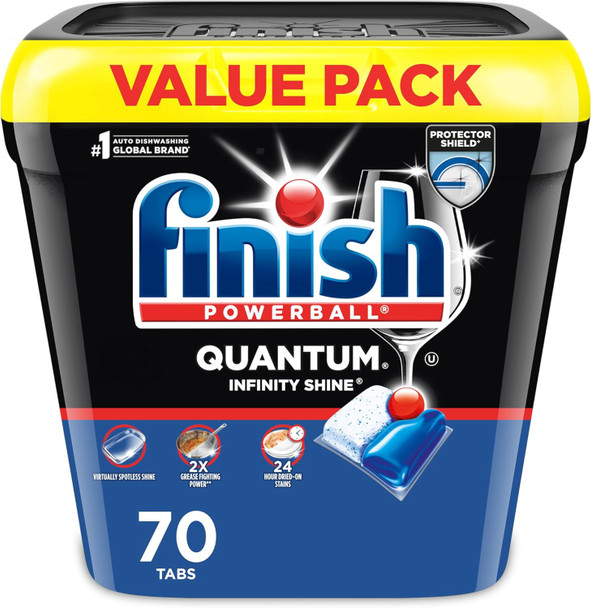 Dishwasher Detergent Finish Quantum Infinity Shine 70 Tabs