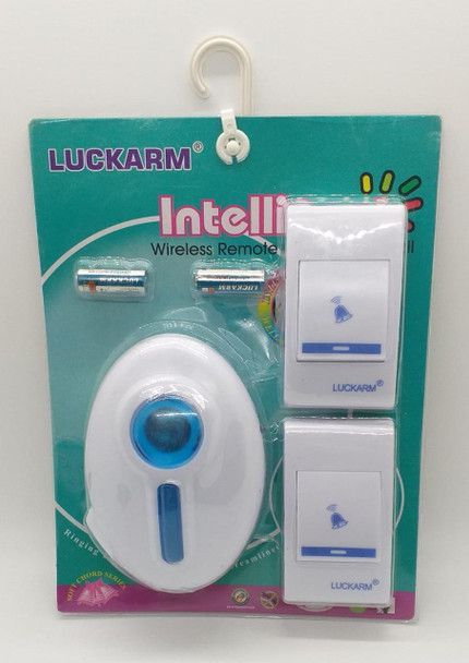 DOOR BELL WIRELESS LUCKARM WHITE INTELLIGENT MODEL 5620