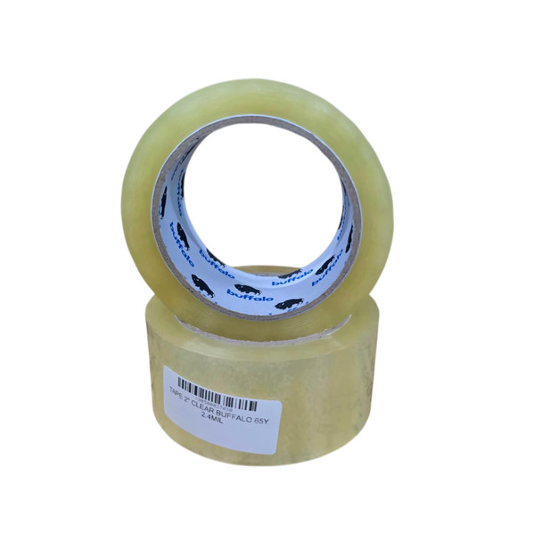 TAPE 2" CLEAR BUFFALO 65Y 2.4MIL