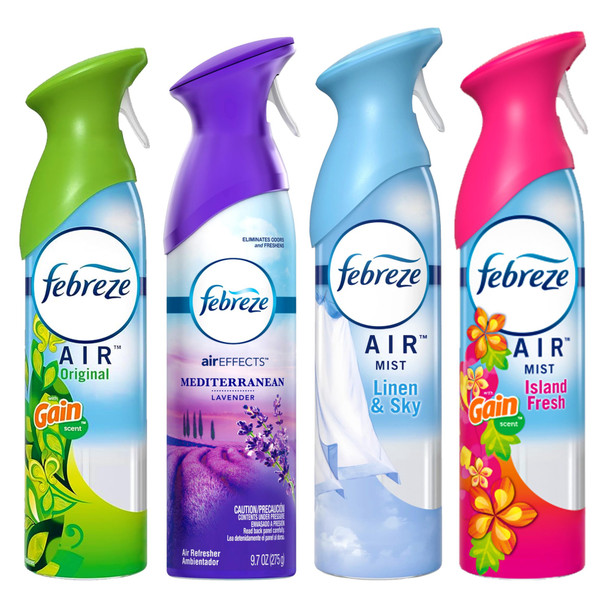 Febreze Spray Air Fresheners Mist Aerosol 8.8oz New Version