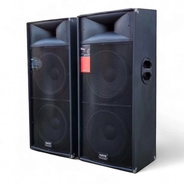 SPEAKER BOX 15" NRS DOUBLE DS-2025 POWERED PAIR