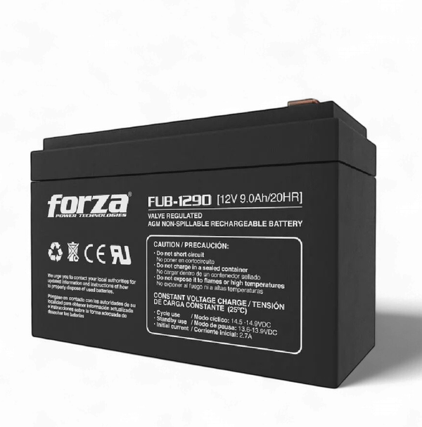 BATTERY RECHARGEABLE 12V 9AH FORZA FUB1290