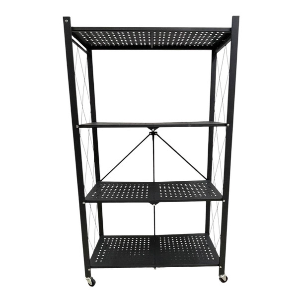 RACK 4 SHELVES BLACK CJ-2587-Y45