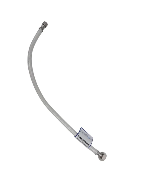 FLEX HOSE 1/2" X 3/8" X 20" DURAFLOW PVC ST203A-A20W