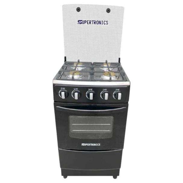 STOVE 4 BURNER SUPERTRONICS 20" A4102 BLACK