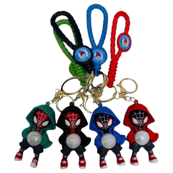 KEYCHAIN SPIDERMAN YSK-5895-Y53 WITH LIGHT SOLD EACH
