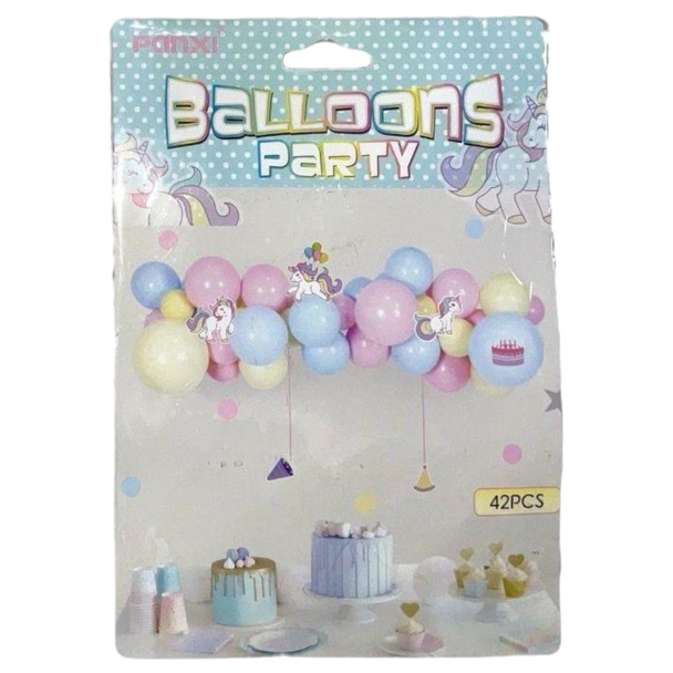PARTY BALLOONS 42PCS PACK HAPPY BIRTHDAY QQTZ-3527/Y46
