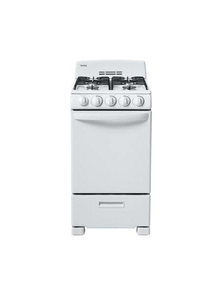 STOVE 4 BURNER DANBY 20" WHITE DR203WGLP