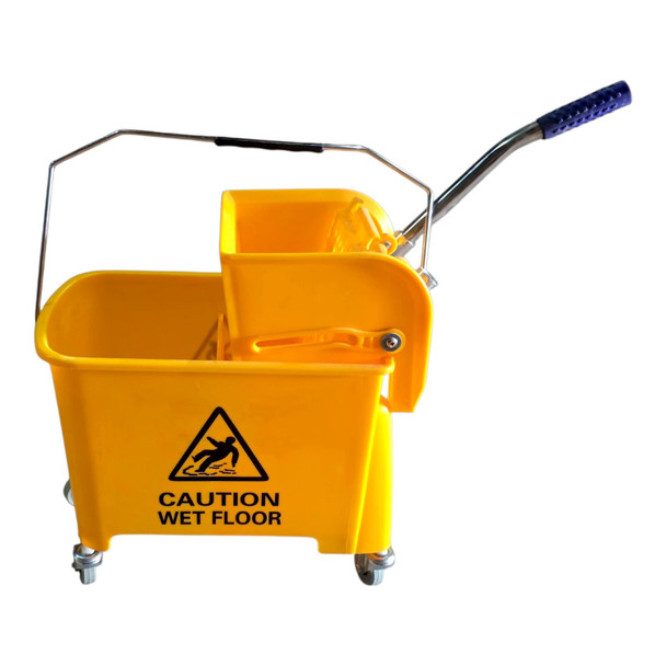 MOP BUCKET W/WHEEL 964-9077036 YELLOW SM
