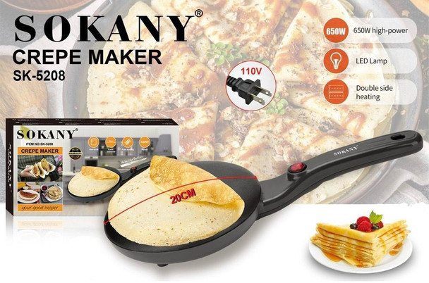 CREPE MAKER SOKANY SK-5208