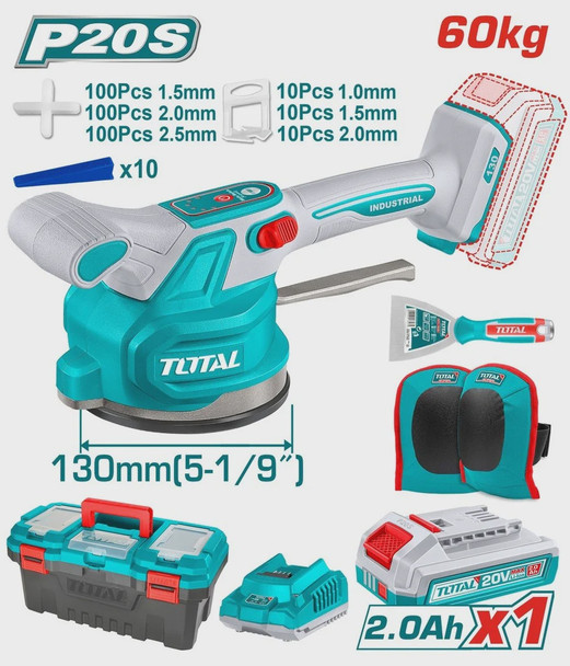 TILE VIBRATION MACHINE TOTAL 20V UTTVLI20018