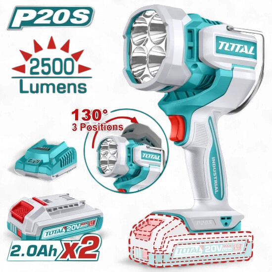 TORCH LIGHT TOTAL LED UTWLI20887 20V WORK LAMP