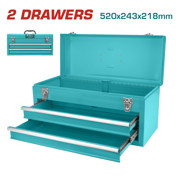 TOOL BOX PORTABLE WITH DRAWER TOTAL THPTC202