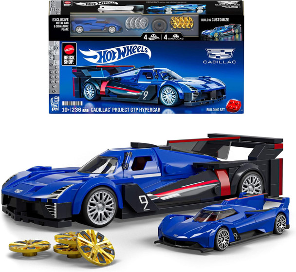 Toy Mattel Brick Shop Hot Wheels Speed Series Building Set 236pcs